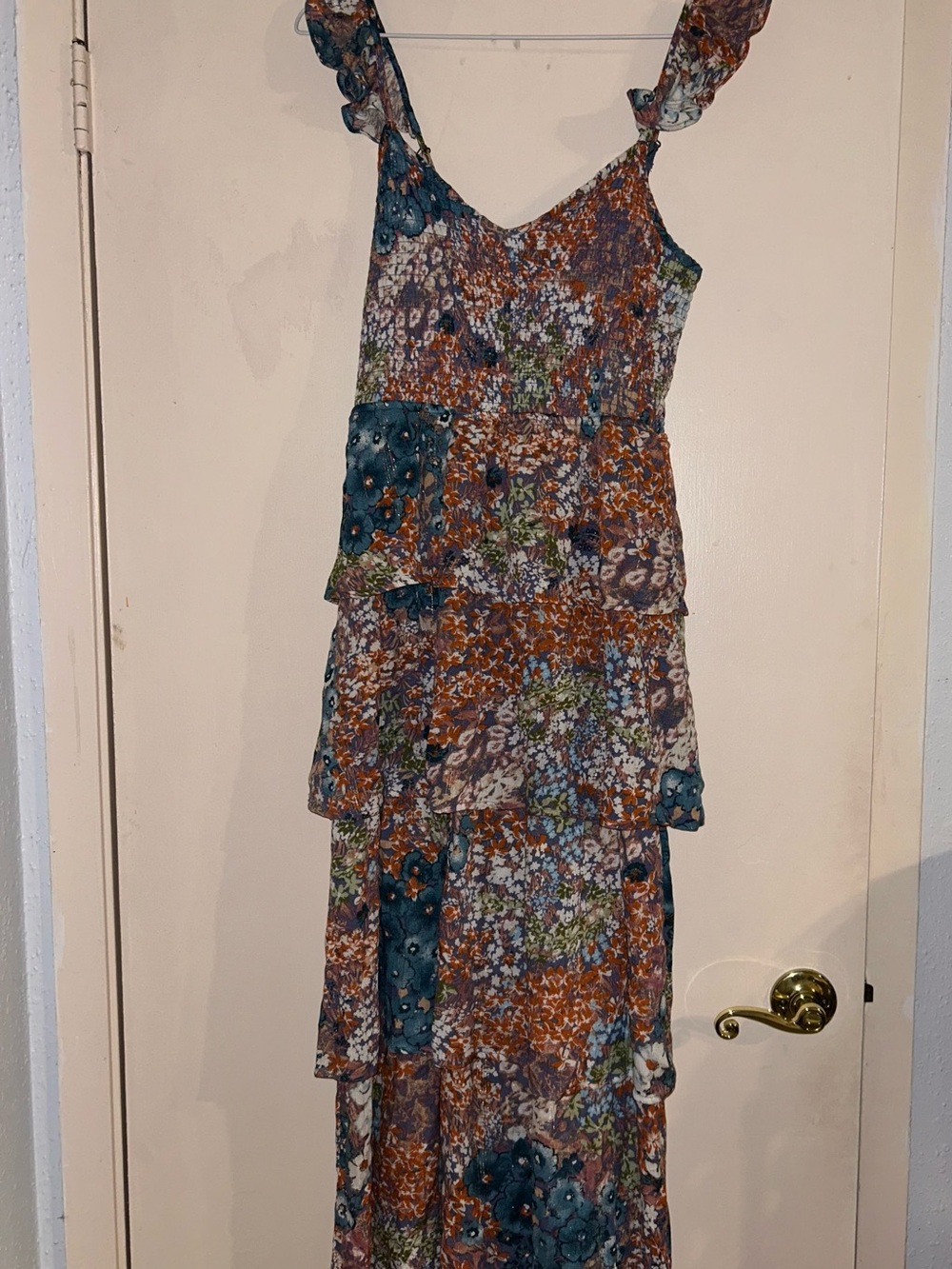 Floral Tiered Maxi Dress - Buckle Willow & Root